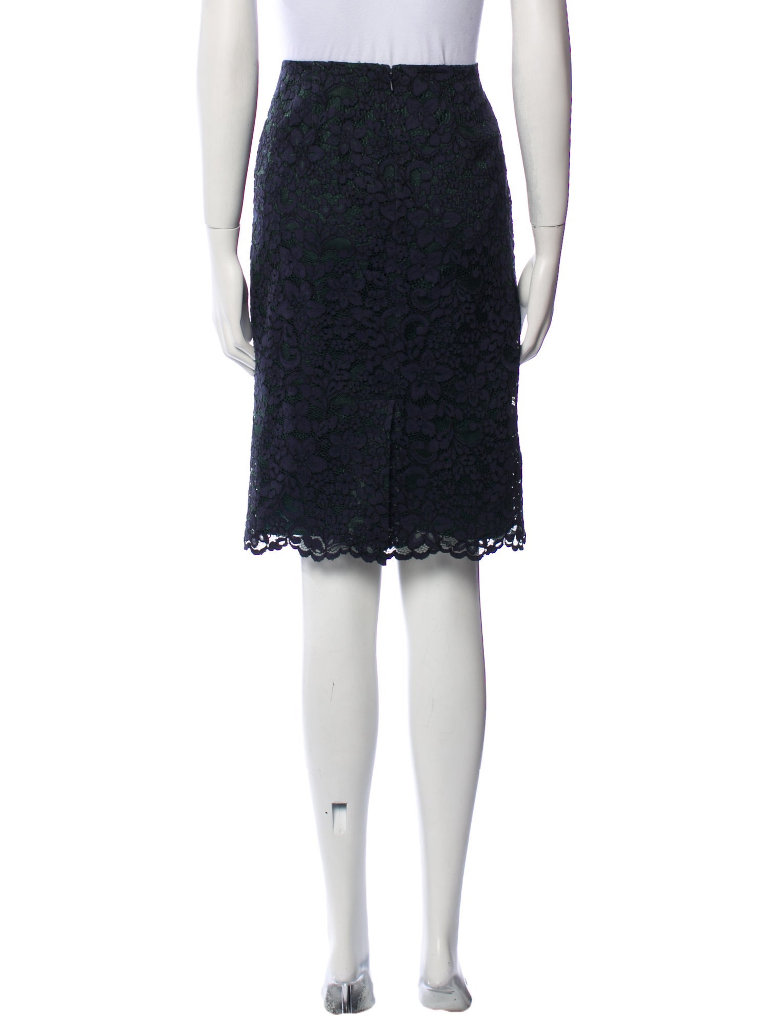 Tory Burch Lace Pattern Knee-Length Skirt